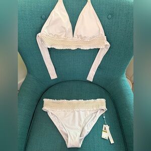 Bleu Rod Beattie White Bikini Set